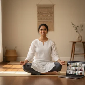 Enrolled for Yoga classes at home