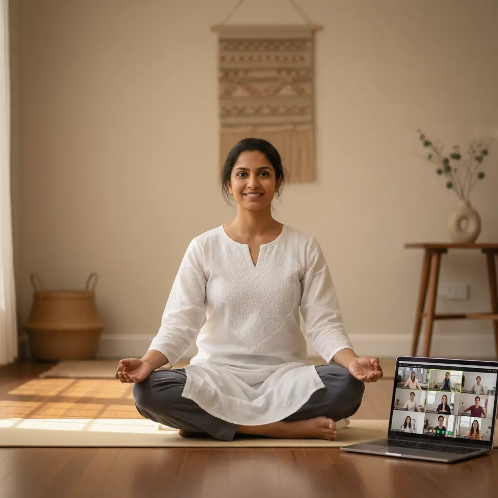 Enrolled for Yoga classes at home